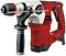 Un marteau-piqueur électrique rouge avec une poignée noire et le logo Einhell, adapté pour des travaux de perçage intensifs.