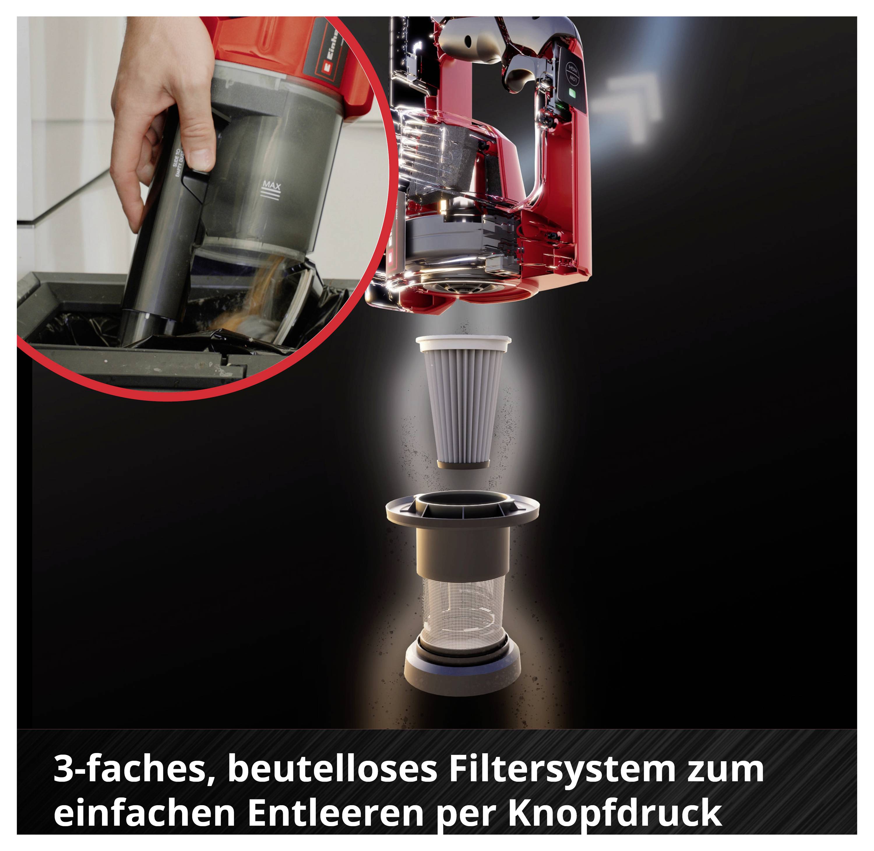 Einhell Power X-Change TE-SV 18 Li-Solo 2347180 Aspirateur à poussière sans batterie, sans chargeur, sans sac-7