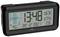Horloge numérique avec grand affichage montrant l'heure 13:48, la date 09.12.2021, la température 22°C, l'humidité à 45%, deux réglages d'alarme visibles.