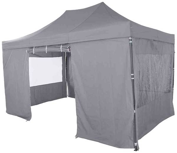 Siena Garden L30550 Pavillon polyvalent rectangulaire 300 x 450 cm Couleur : gris