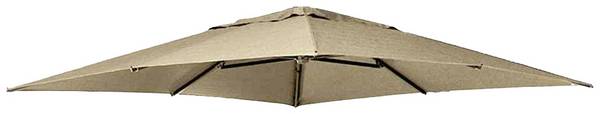 Sungarden 40002315 Housse de rechange pour Sun taupe 320 x 320 cm