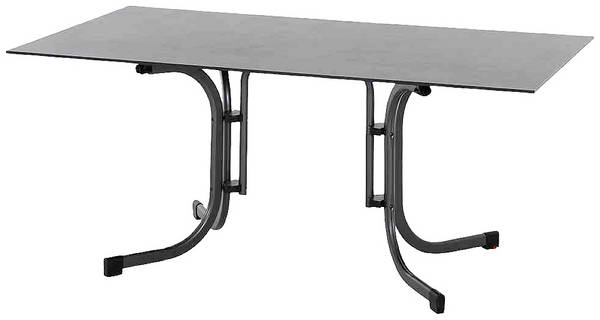 Siena Garden 01922559 Table pliante Sola 160 x 90 cm, anthracite