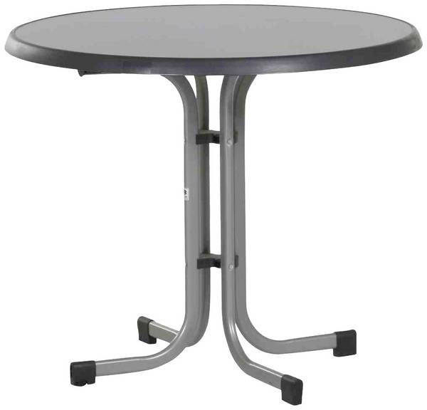 Sieger 209/A Table pliante Ø 86 cm, graphite