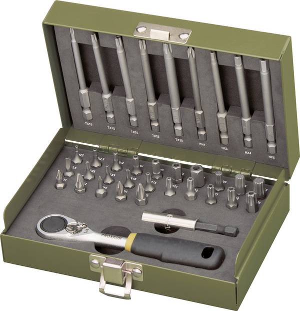 Proxxon  Jeu de clés à douille  1/4" 36 pièces 23109