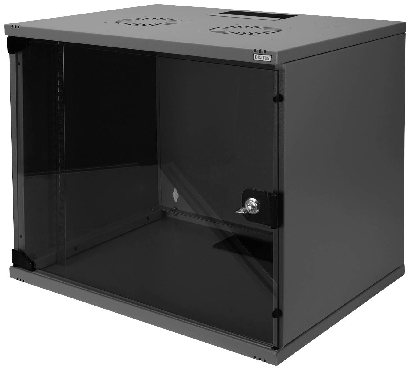 Digitus DN-19 09-U-S-SW Boîtier mural 19" (l x H x P) 540 x 460 x 400 mm 9 UH noir (RAL 9005)