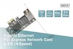 Carte PCI Express Ethernet 2,5 Gigabit 2,5G NIC Ethernet (CHIPSET : RTL8125B)