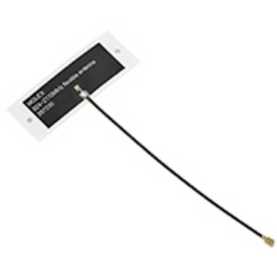 Antenne à base rectangulaire et câble fin ; utilisée pour la communication sans fil.
