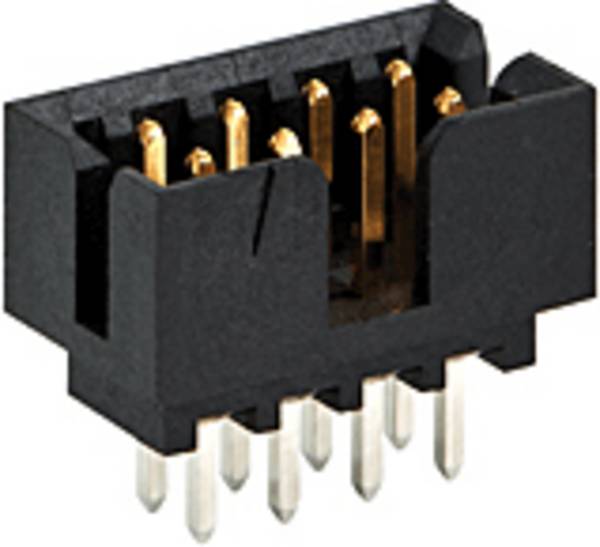 Molex 878311042 Embase mâle avec vis de verouillage Pas: 2.00 mm Nbr total de pôles: 10 Nbr de rangées: 2 1 pc(s) Tube