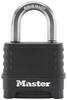Master Lock P55996 Cadenas 56 mm noir avec serrure à combinaison