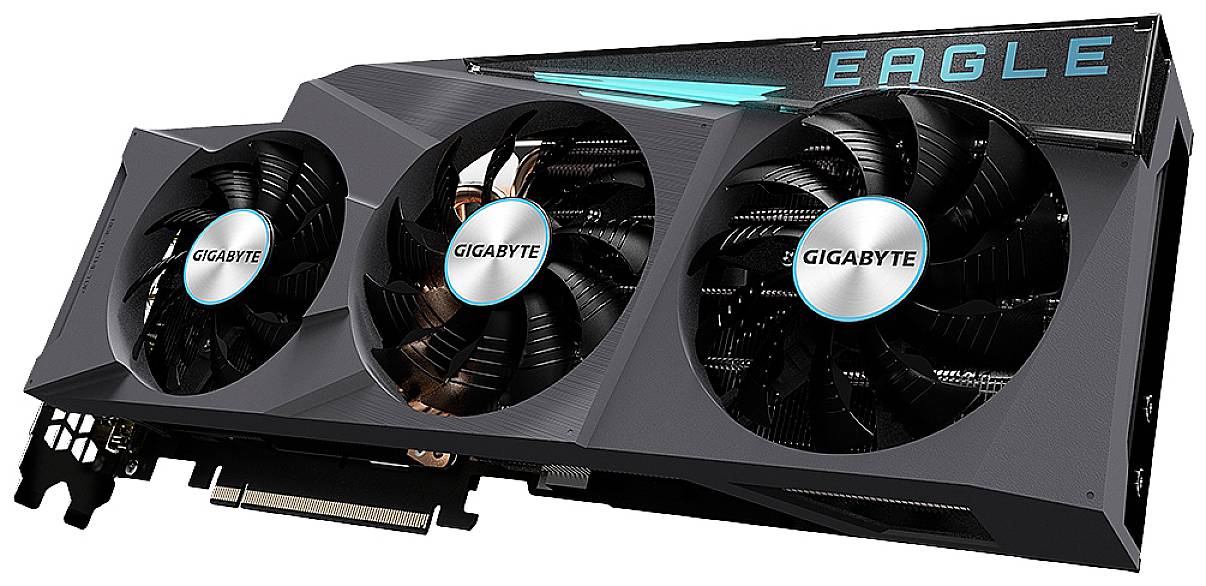 GIGABYTE EAGLE GeForce RTX 3080 12G, GeForce RTX 3080, 12 Go, GDDR6X, 384 bit, 7680 x 4320 pixels, PCI Express x16 4.0-4