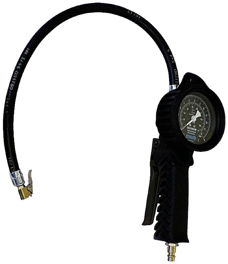 EWO 245261 Tyre Pressure Gauge 12 bar Ergonomic Maintenance-friendly