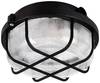 Deko Light Syrma Rund Schwarz 401015 Plafonnier extérieur, Applique extérieure E27 noir
