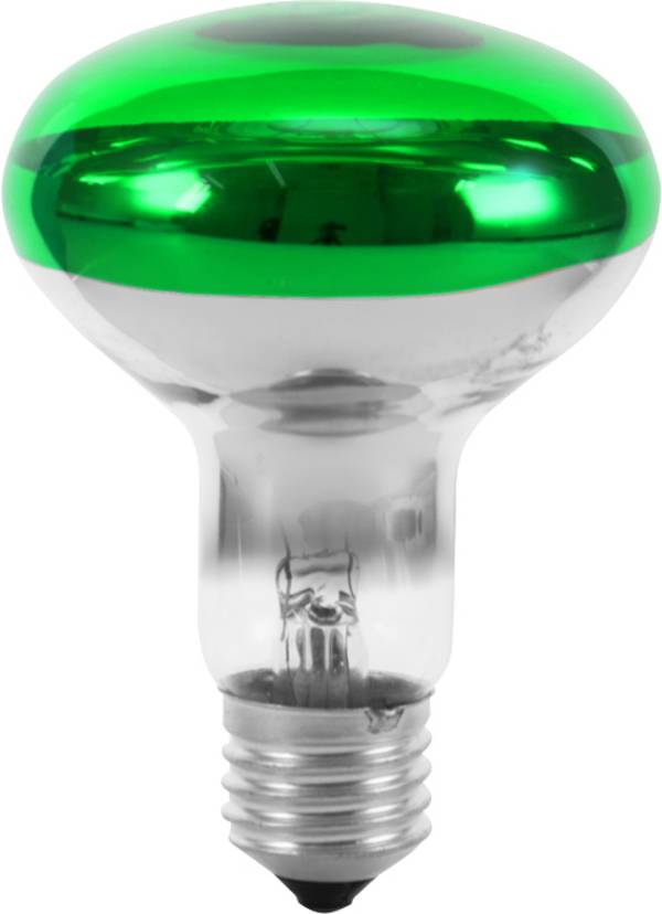 Eurolite 9210410U Ampoule à incandescence  E27 réflecteur 60 W vert (Ø x H) 80 mm x 110 mm  1 pc(s)