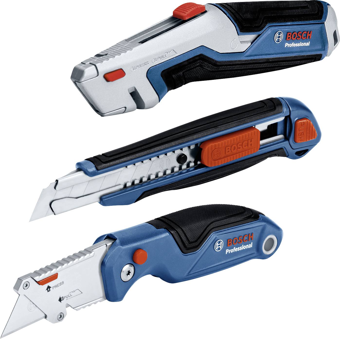 Bosch Professional 1600A027M4 Jeu de 3 couteaux Bosch 3 parties