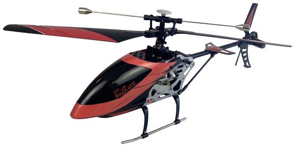 Amewi Buzzard V2 rot Hélicoptère RC débutant prêt à voler (RtF)