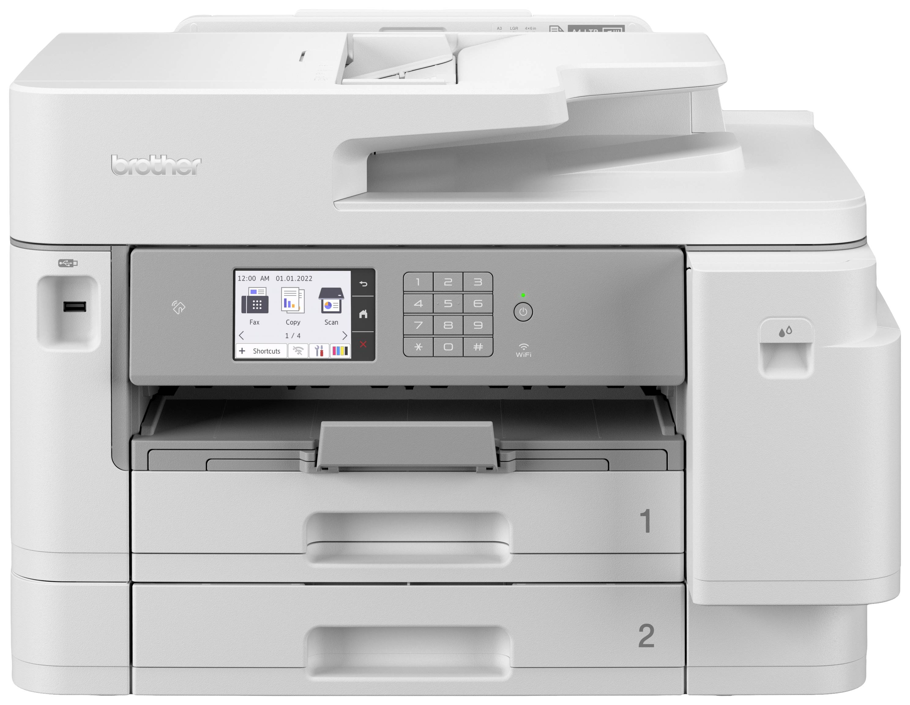 Brother MFC-J5955DW Imprimante multifonction jet d'encre couleur A3 imprimante, scanner, photocopieur, fax recto-verso, 