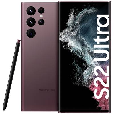 Samsung Galaxy S22 Ultra Smartphone 5G 256 GB 17.3 cm (6.8 pouces) bourgogne Android™ 12 double SIM