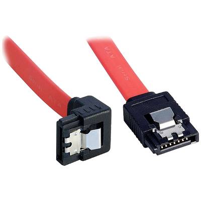LINDY disque dur Câble de raccordement [1x SATA femelle 7 pôles - 1x SATA femelle 7 pôles] 0.70 m rouge