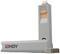 Protection de port USB-C gris et orange de Lindy.
