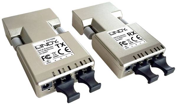 LINDY LINDY DVI-D Extender, Transmitter and Receiver DVI Extendeur DVI-D câble à fibre optique 500 m