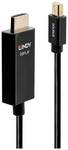Adaptateur de câble vidéo Lindy 40922 2 m Mini DisplayPort HDMI type A (standard) noir