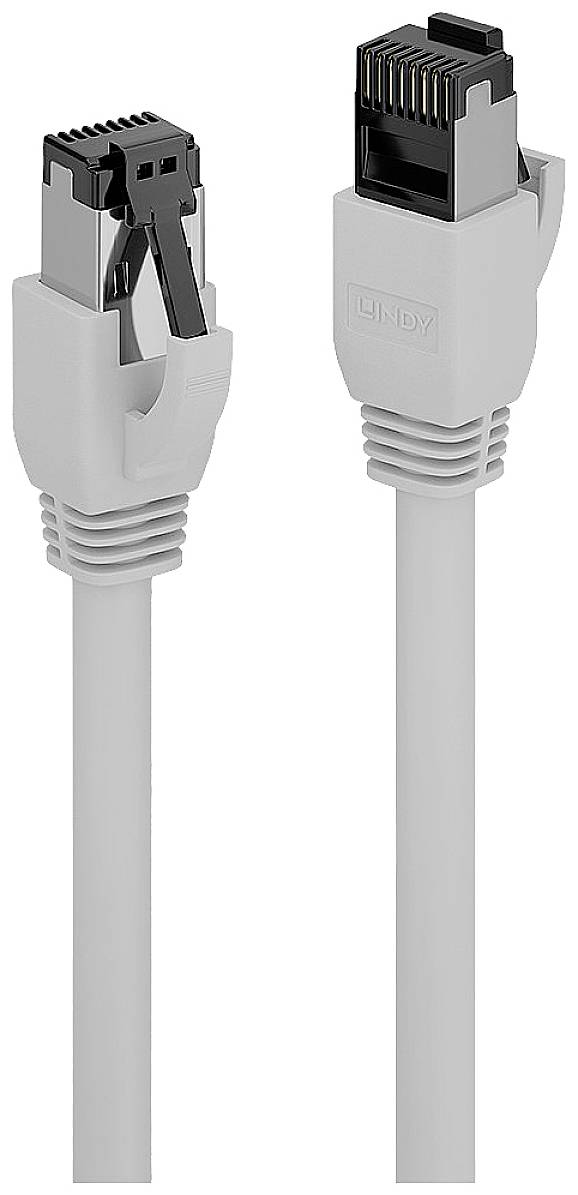 LINDY 47435 RJ45 Câble réseau, câble patch CAT 8.1 S/FTP 3.00 m gris 1 pc(s)-0