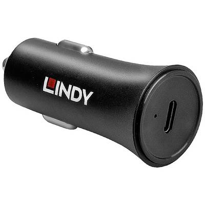 LINDY Single Port USB Type C Car Charger-0