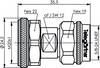 Telegärtner 100024211 100024211 Adaptateur N N mâle - 4.3-10 mâle 1 pc(s)