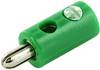 econ connect HOS25GN Fiche banane miniature mâle Ø de la broche: 2.60 mm 1 pc(s) Bulk
