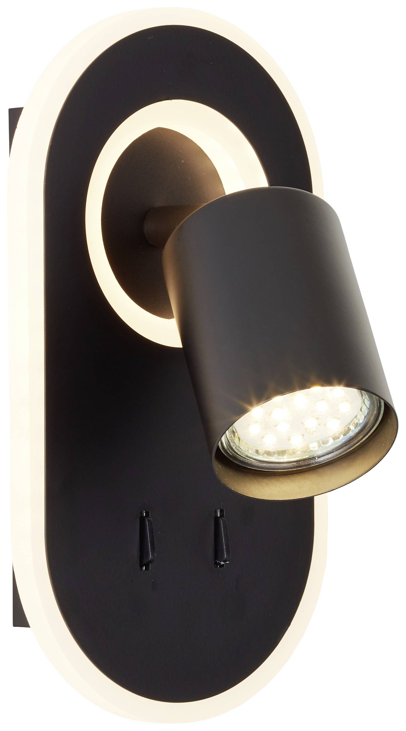 Brilliant Kimon G99556/06 Projecteur mural LED GU10 LED noir