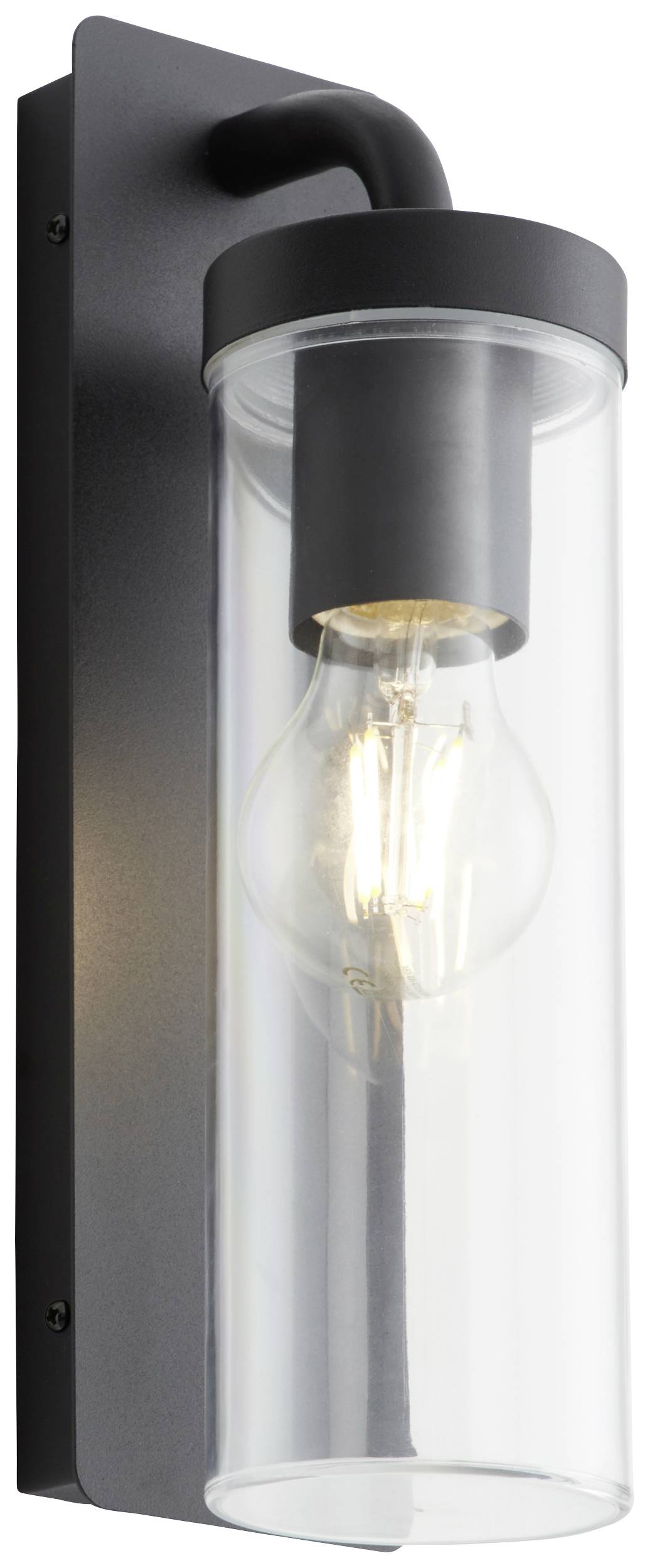 Brilliant Aosta 96355/06 Applique extérieure E27 noir (mat)-0