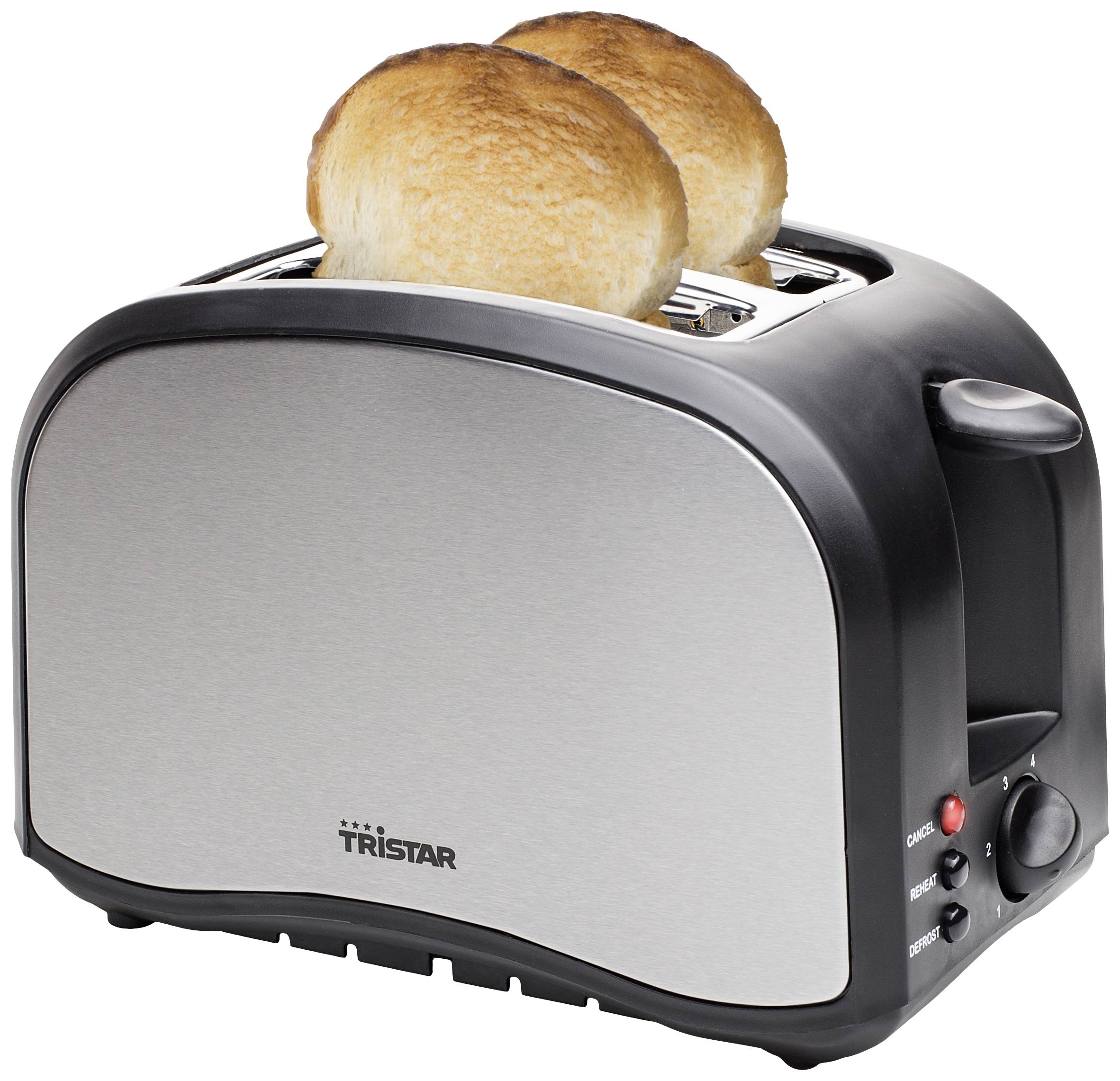 Tristar BR-1022 Grille-pain avec grille spéciale viennoisieries gris, noir-1