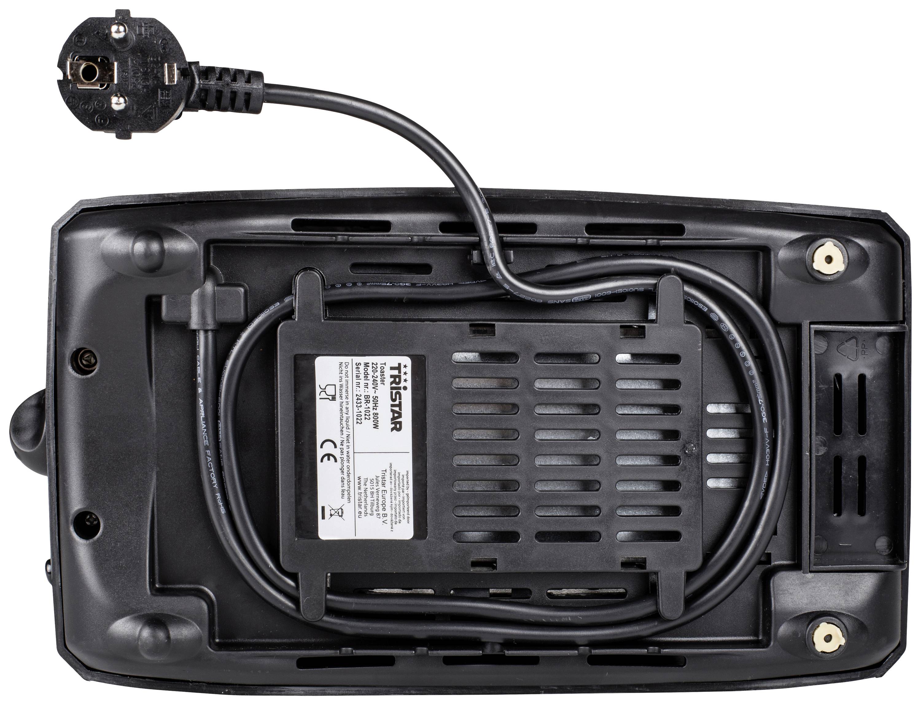 Tristar BR-1022 Grille-pain avec grille spéciale viennoisieries gris, noir-4