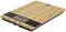 Balance de cuisine numérique en bois, de forme rectangulaire et dotée d'un affichage. Idéale pour peser précisément les ingrédients en cuisine.
