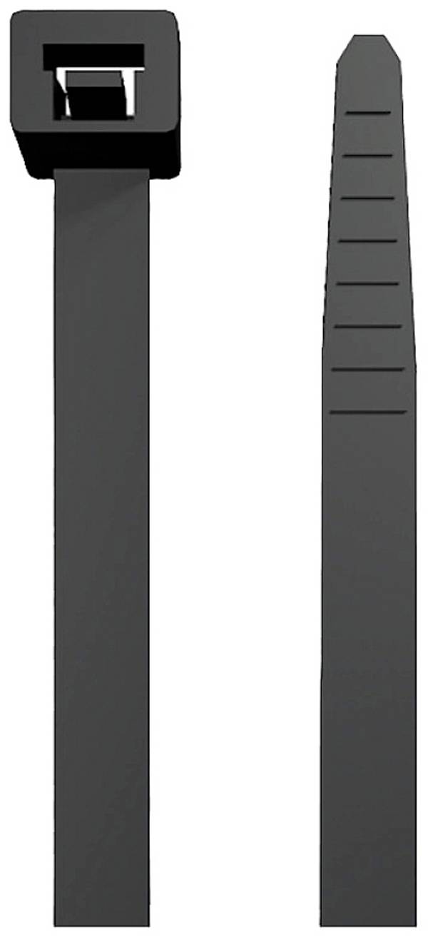 Weidmüller 2659390000 CB-HTR 200/3.6 BK Serre-câble 200 mm 3.5 mm noir 100 pc(s)