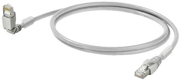 Weidmüller 1248280050 RJ45 Câble réseau, câble patch CAT 6a S/FTP 5.00 m gris  1 pc(s)