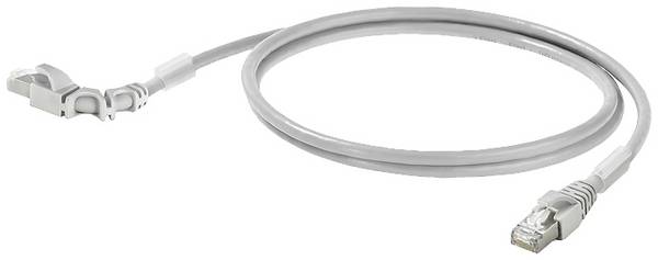 Weidmüller 2703330100 RJ45 Câble réseau, câble patch CAT 6a S/FTP 10.00 m gris ignifuge 1 pc(s)