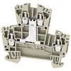 Weidmüller 2739600000 Bloc de jonction de passage 5.1 mm raccord à vis beige foncé 50 pc(s) Piece