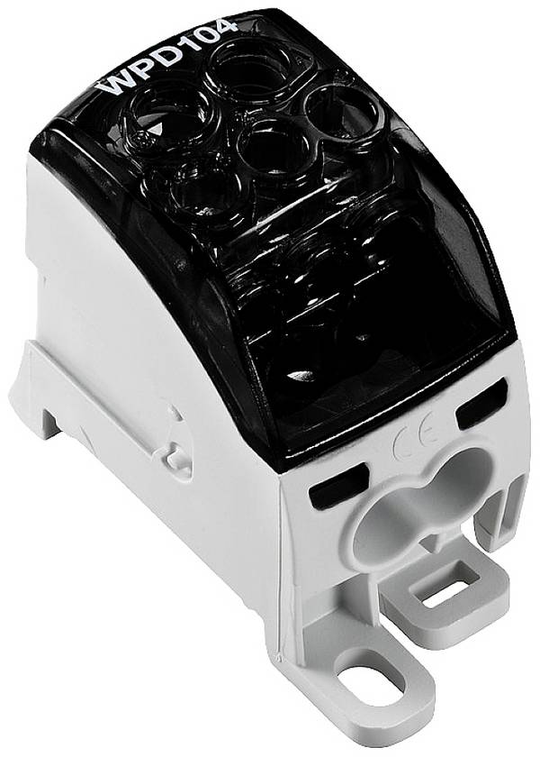 Weidmüller 2725360000 Bloc de distribution  raccord à vis  noir 1 pc(s)