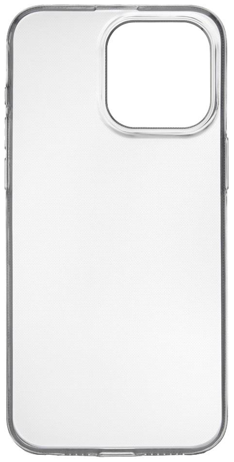 Coque de téléphone transparente avec protection renforcée autour de l'ouverture de l'appareil photo. Design épuré et fonctionnel.