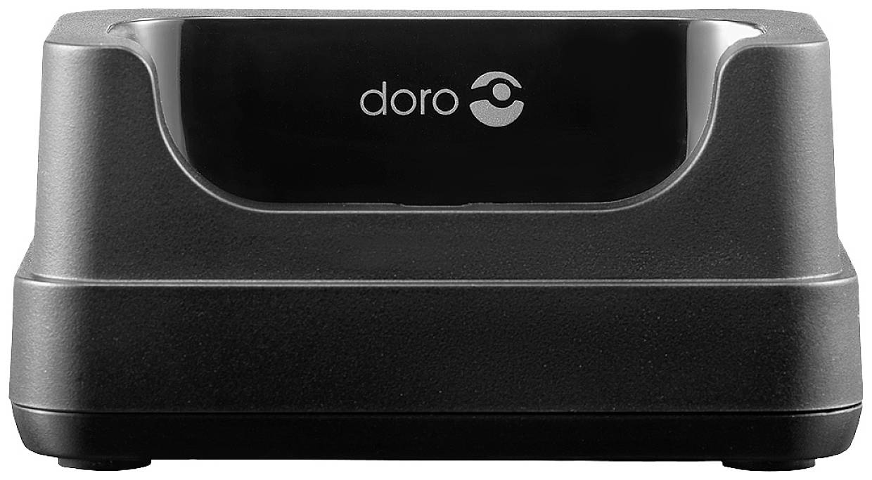 doro 6820 Téléphone portable à clapet pour séniors avec station de charge noir-10