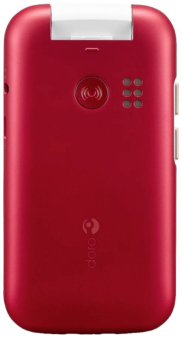 doro 6880 Téléphone portable à clapet pour séniors avec station de charge rouge-7