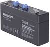 VOLTCRAFT CE6V/1,2Ah VC-12713930 Batterie au plomb 6 V 1.2 Ah plomb (AGM) (l x H x P) 97 x 58 x 24 mm cosses plates 4,8 mm sans entretien