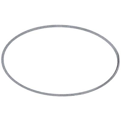 Un cadre ovale simple, gris sur fond blanc.