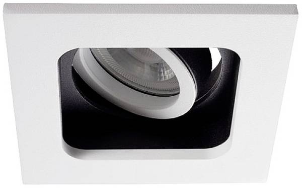 Kanlux 33661 Reul Spot encastrable    MR 16, Par 16, GX5.3, GU10  blanc, noir