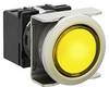 Idec LB6MP-1T04Y LB6MP-1T04Y Bouton-poussoir lumineux à rappel 250 V, 125 V, 30 V 5 A 2 x Off/(On) à rappel (Ø) 22 mm IP65 1 pc(s)