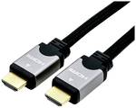 Câble HDMI High Speed ROLINE avec Ethernet, ST-ST, noir/argent, 3 m