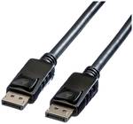 Câble DisplayPort ROLINE, DP-DP, v1.2, ST - ST, TPE, noir, 7,5 m