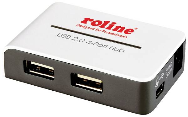 Roline 14.02.5013 Hub USB 4 ports USB-A USB 2.0 480 MBit/s blanc