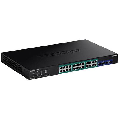 Un commutateur réseau TRENDnet à 24 ports, adapté à l'installation ou à l'extension d'un réseau filaire haute performance.